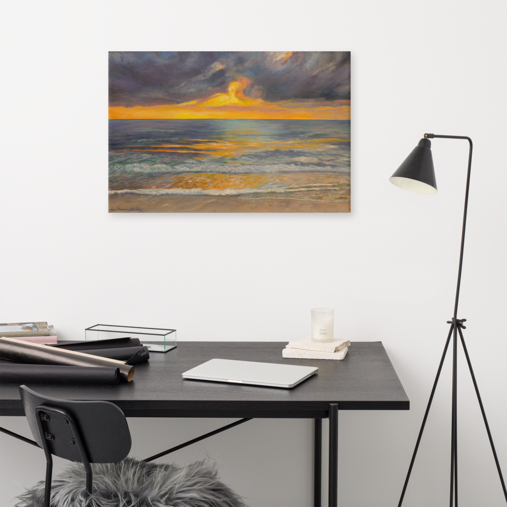 Sunset in Clearwater - Canvas Print