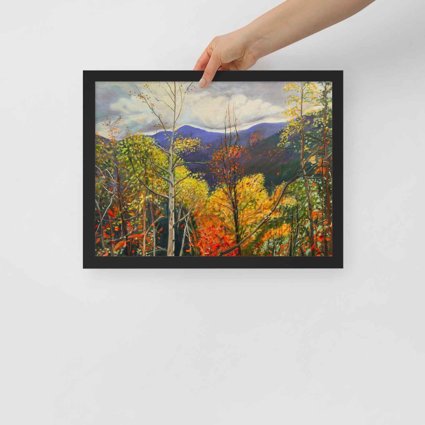 Fall in Adirondacks 3 - Framed Matte Paper Poster